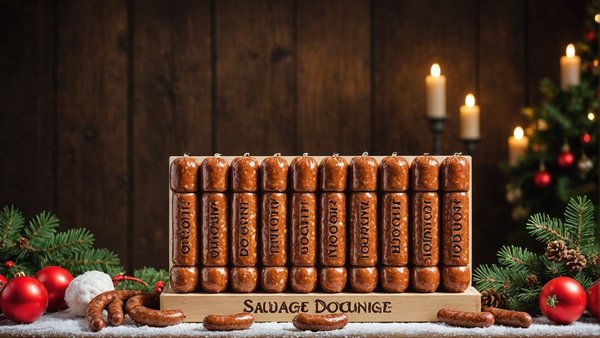 Découvrez le calendrier avent saucisson pour un décembre gourmet